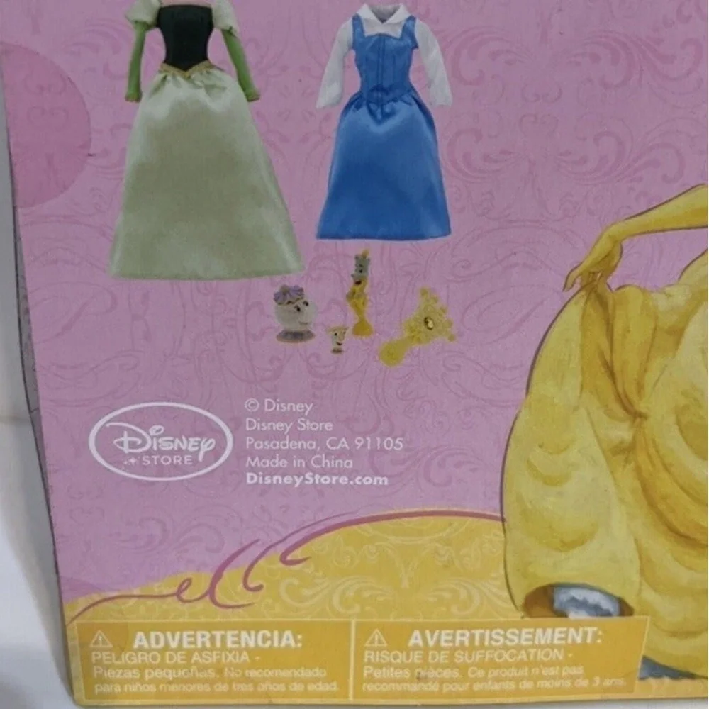 Belle Classic Doll Disney Store Beauty And The‎ Beast Retired Lot Of 4 NEW